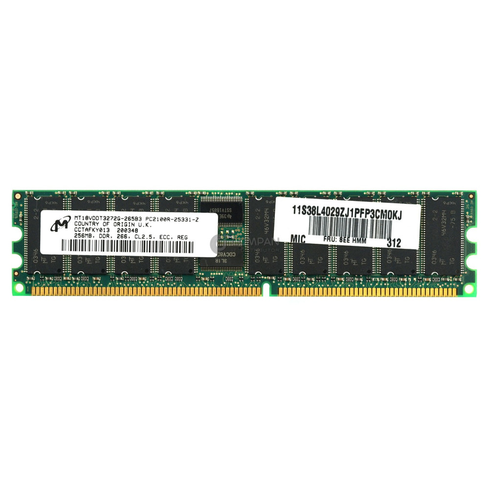38L4029 IBM MEMORY 256MB PC2100R-25331-Z  DDR2 - MT18VDDT3272G-265B3